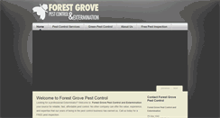 Desktop Screenshot of pestcontrolforestgrove.com